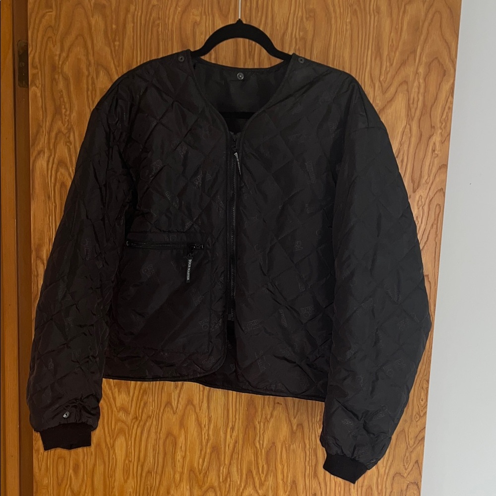 Black Quilted Performance Jacket - image 1